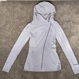 Light purple Lululemon zip up hoodie
